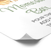 Safaridieren, Oerwoud, wilde dieren, Momosa Bar Poster (Hoek)