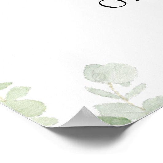 Safaridieren, wilde dieren, Baby shower welkom Poster (Hoek)