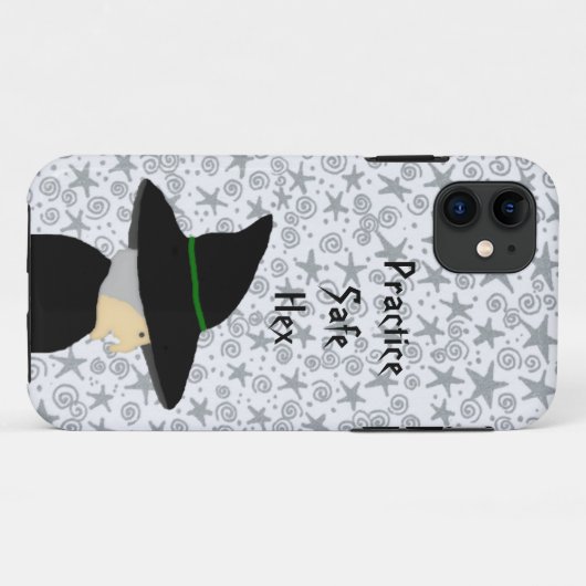 Safe Hex Halloween iPhone 5/5S Hoesje (Achterkant (horizontaal))