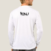 Safe IonU Gold Shield met zwarte Logo op de rug Tri-Blend Shirt (Achterkant)