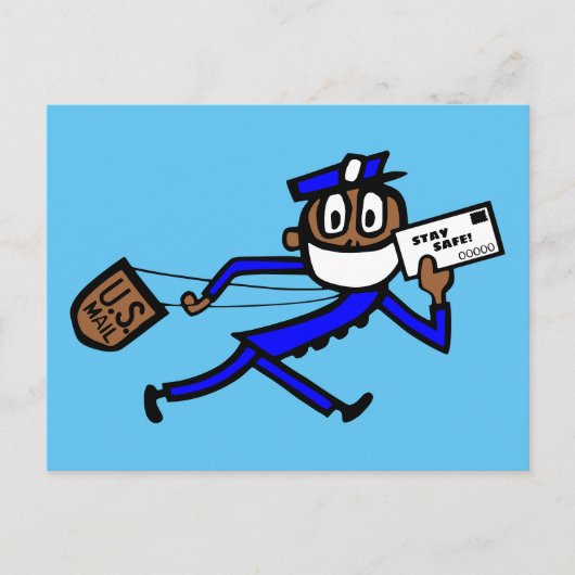 Safe Mail Carrier Briefkaart (Voorkant)