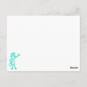 Safe Mail Carrier Briefkaart (Achterkant)