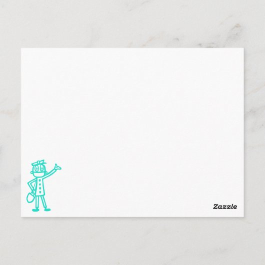 Safe Mail Carrier Briefkaart (Achterkant)