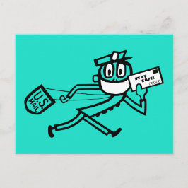 Safe Mail Carrier Briefkaart