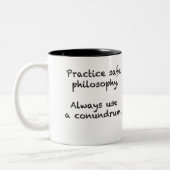 Safe Philosophy mok koffie (Links)