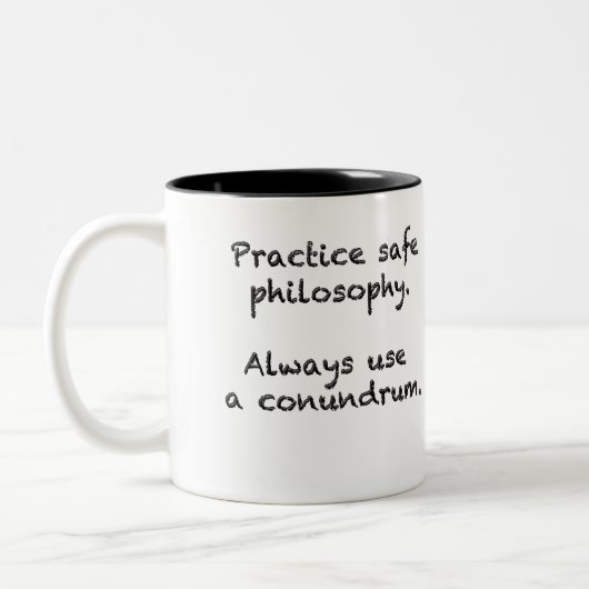 Safe Philosophy mok koffie (Links)