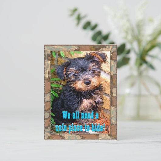 Safe Place-Briefkaart Briefkaart (Staand voorkant)