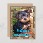 Safe Place-Briefkaart Briefkaart (Voorkant / Achterkant)