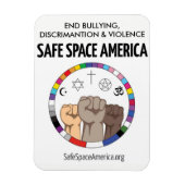 Safe Space America Magnet Magneet (Verticaal)