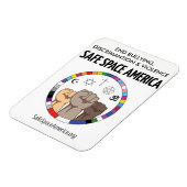 Safe Space America Magnet Magneet (Linkerzijde)