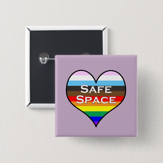 Safe Space Button (Voorkant /achterkant)