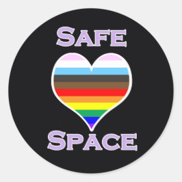 Safe Space Classic Round Sticker