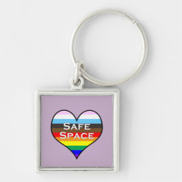 Safe Space Heart Sleutelhanger