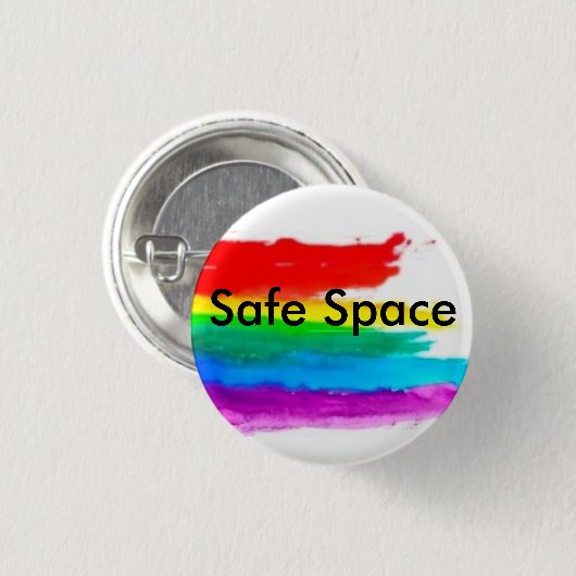 Safe Space Pin Ronde Button 3,2 Cm (Voorkant /achterkant)