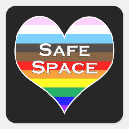 Safe Space Square Sticker