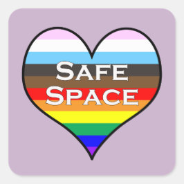 Safe Space Square Sticker
