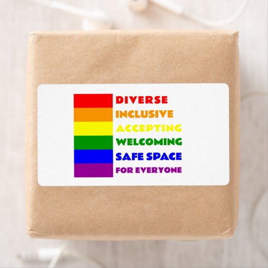 Safe Space Sticker LGBTQ+ sticker (Insitu)