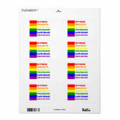 Safe Space Sticker LGBTQ+ sticker (Full Sheet)
