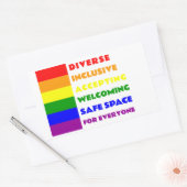 Safe Space Sticker LGBTQ+ sticker (Envelop)