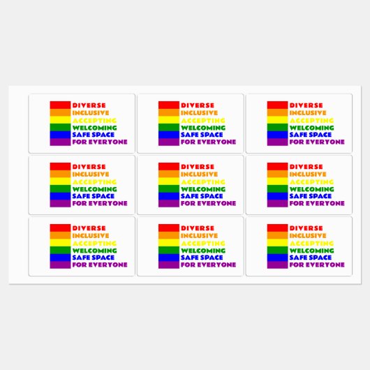 Safe Space Sticker LGBTQ+ sticker (Vel)