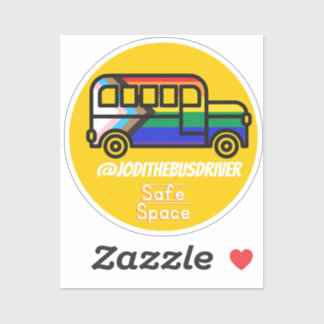 Safe space Yellow Sticker