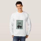 Safe Travel Pines T-shirt met lange mouwen (Voorkant volledig)