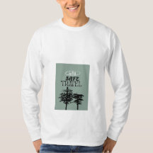 Safe Travel Pines T-shirt met lange mouwen