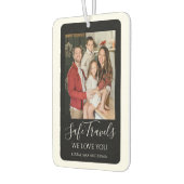 Safe Travels Dad Gift Custom Photo Car Luchtverfrisser (Links)