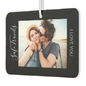 Safe Travels Gift For Him Custom Photo Car Luchtverfrisser (Links)