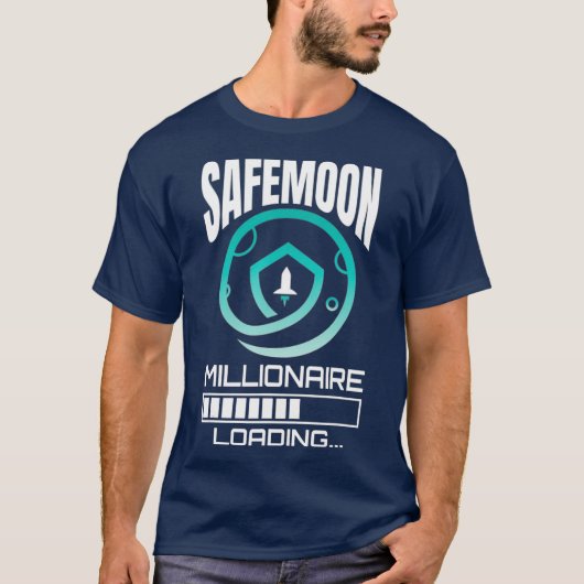 Safemoon Millionaire Funny Crypto Cryptocurrency T-shirt (Voorkant)