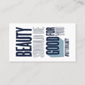 Safer Beauty Visitekaartje (Achterkant)