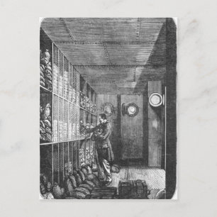 Safes at the Bank of France in Paris, 1897 Briefkaart