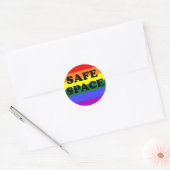 safespace ronde sticker (Envelop)