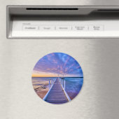 Safety Beach Jetty Sunset Magneet (Insitu (Vaatwasser))