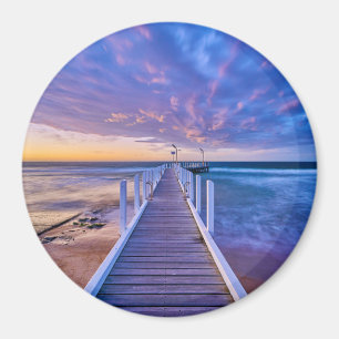 Safety Beach Jetty Sunset Magneet