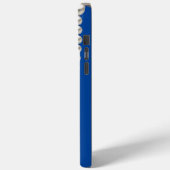 Safety Blue Pearl ketting Case-Mate iPhone Case (Achterkant / Links)