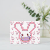 Safety Bunny Feestdagenkaart (Staand voorkant)