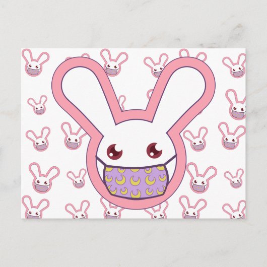 Safety Bunny Feestdagenkaart (Voorkant)
