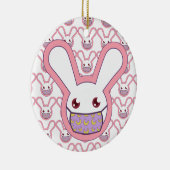 Safety Bunny Keramisch Ornament (Rechts)
