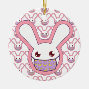 Safety Bunny Keramisch Ornament