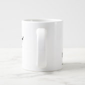 Safety Dan "Safety First" koffiebeker Grote Koffiekop (Achterkant)