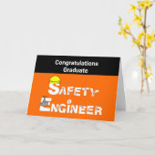 Safety Engineer Bandages Afstuderen Kaart (Gele Bloem)