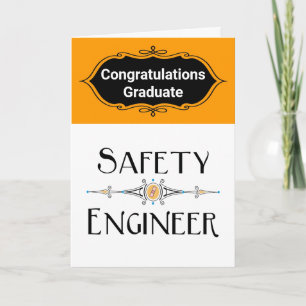 Safety Engineer Decorative Line Afstuderen Kaart