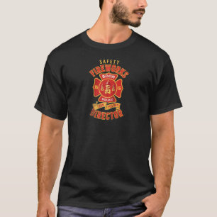 Safety Fireworks Director Boom Squad Grappig 4e va T-shirt