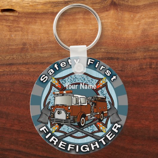 Safety First brandweer sleutelhangers (Voorkant)