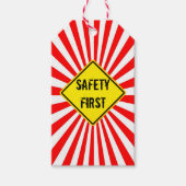 safety first cadeaulabel (Voorkant)