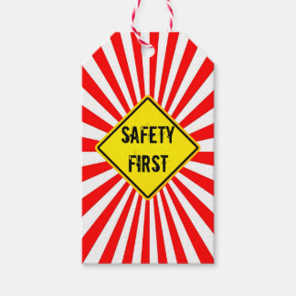 safety first cadeaulabel