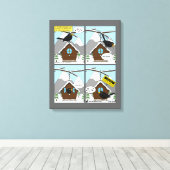 Safety First Come Canvas Afdruk (Insitu (Houten vloer))