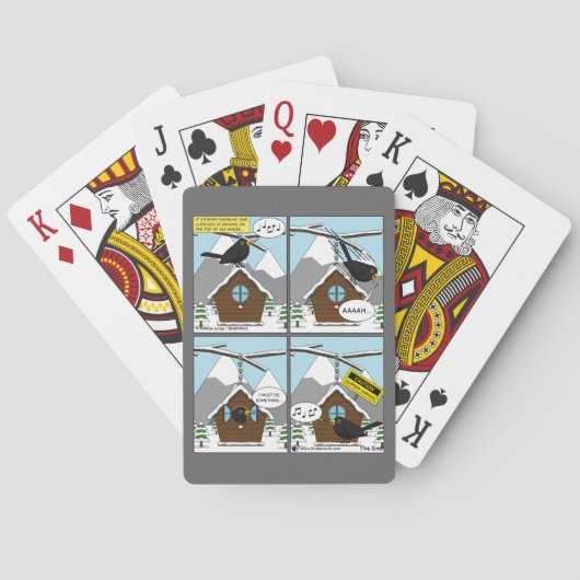 Safety First Comic Pokerkaarten (Achterkant)