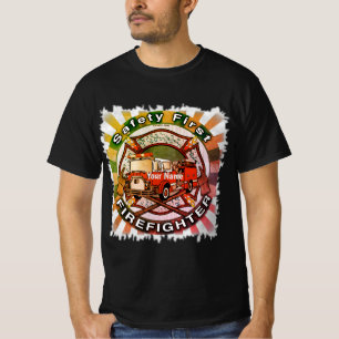 Safety First Firefighter t shirt